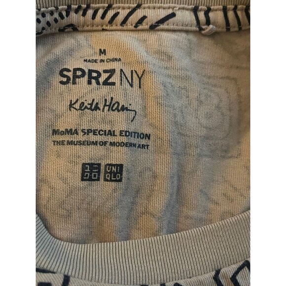 UNIQLO x KEITH HARING SPRZ NY All Over Print Size Medium - Picture 5 of 7